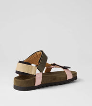 Load image into Gallery viewer, Rollie Sandal Tooth Wedge Blush Camo