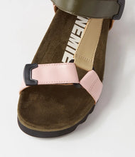 Load image into Gallery viewer, Rollie Sandal Tooth Wedge Blush Camo