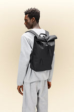 Load image into Gallery viewer, RAINS Rolltop Rucksack Black