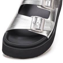 Load image into Gallery viewer, Rollie Ace Slide Silver/Black