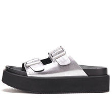 Load image into Gallery viewer, Rollie Ace Slide Silver/Black