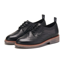 Load image into Gallery viewer, Rollie Brogue Rise Vintage Black
