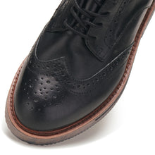 Load image into Gallery viewer, Rollie Brogue Rise Vintage Black