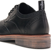 Load image into Gallery viewer, Rollie Brogue Rise Vintage Black