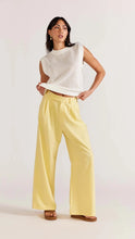 Load image into Gallery viewer, Staple The Label Sorrento Wide Leg Pants Lemon
