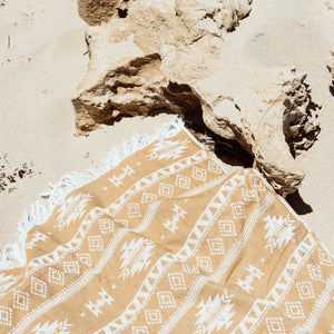 Layday Vista Honey Single Beach Towel
