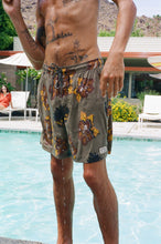 Load image into Gallery viewer, Brixton Everyday Hybrid Short 7" Olive Surplus Floral