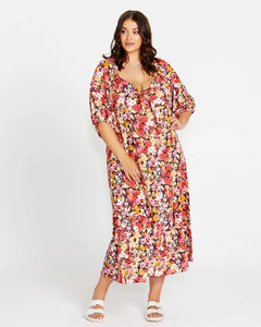 Sass Clothing Arabella Maxi Dress Flower Print