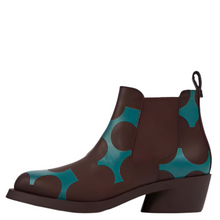 Load image into Gallery viewer, Camper Womens Twins Bonnie Burgundy/ Blue Ankle Boot