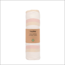 Load image into Gallery viewer, Layday Shallows Peach Single Beach Towel