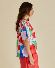 Load image into Gallery viewer, Betty Basics Scarlett Shirt Seashell Print Multi