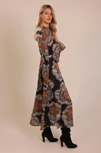 Load image into Gallery viewer, Traffic People Holding On Millie Dress Black Floral