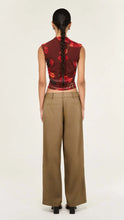 Load image into Gallery viewer, Staple The Label Vivi Mesh Top Chocolate Floral