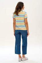 Load image into Gallery viewer, Sugarhill Brighton Maggie T-Shirt Multi Tropical Ombre Stripe
