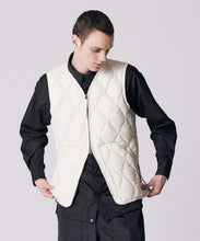 Load image into Gallery viewer, Taion Military V-Neck Zip Down Vest