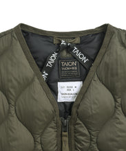 Load image into Gallery viewer, Taion Military V-Neck Zip Down Vest
