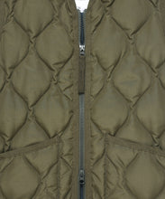 Load image into Gallery viewer, Taion Unisex Military Zip V-Neck Down Jacket Light Mocha