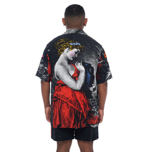 The Esoteric World S/S Shirt Grecian Lady Painted Red