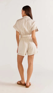 Staple The Label Vance Playsuit Natural Marle
