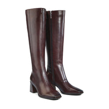 Load image into Gallery viewer, EOS Verina Long Boots Chestnut Leather