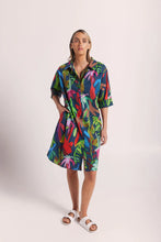 Load image into Gallery viewer, Wear Colour Cotton Gathered Back Shirtdress Jungle Boogie
