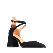 Load image into Gallery viewer, EOS Zan Black Suede Leather