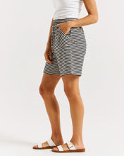 Load image into Gallery viewer, Betty Basics Harvard Short Cream & Black Stripe