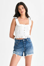 Load image into Gallery viewer, Rollas Birkin Lace Camisole White
