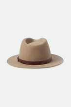 Load image into Gallery viewer, Brixton Messer Fedora Sand