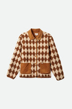 Load image into Gallery viewer, Brixton Wylie Sherpa Jacket Washed Copper
