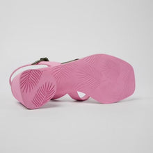 Load image into Gallery viewer, Camper Twins Multicoloured Leather Slingback Pink/Khaki