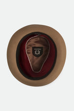 Load image into Gallery viewer, Brixton Gain Fedora Sand/Sand/Brown