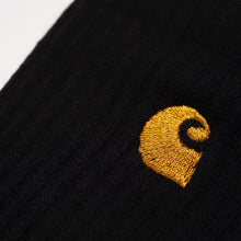 Load image into Gallery viewer, Carhartt WIP Chase Socks Black / Gold