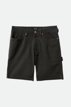 Load image into Gallery viewer, Brixton Builders Carpenter Short - Washed Black