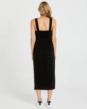 Load image into Gallery viewer, Sass Clothing Roxanne Belted Midi Dress Black
