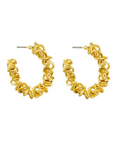Load image into Gallery viewer, Tiger Tree EKJ6589 Gold Ringlet Hoops
