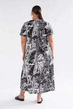 Load image into Gallery viewer, Elk Haki Dress Tropea Print
