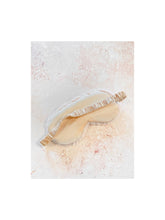 Load image into Gallery viewer, Angel Whispers Fluffy Satin Eye Mask Beige
