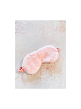 Load image into Gallery viewer, Angel Whispers Fluffy Satin Eye Mask Pink
