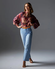 Load image into Gallery viewer, Fate + Becker Berry Kiss Blouse Floral