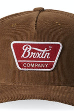 Load image into Gallery viewer, Brixton Linwood C MP Snapback Bison/Red
