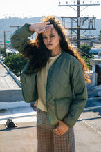 Load image into Gallery viewer, Brixton Delilah Quilted Jacket Olive Surplus