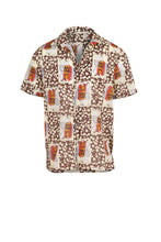 Load image into Gallery viewer, Olga de Polga Felix Hawaiian Shirt Chocolate
