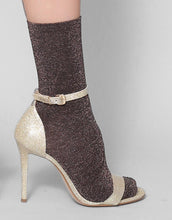 Load image into Gallery viewer, High Heel Jungle Glitterati Socks Copper