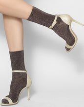 Load image into Gallery viewer, High Heel Jungle Glitterati Socks Copper