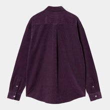 Load image into Gallery viewer, Carhartt WIP L/S Madison Fine Cord Shirt Huckleberry / Wax
