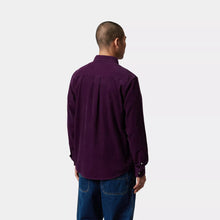 Load image into Gallery viewer, Carhartt WIP L/S Madison Fine Cord Shirt Huckleberry / Wax
