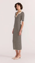 Load image into Gallery viewer, Staple The Label Lana Stripe Knit Dress Black/Cream