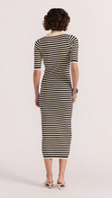 Load image into Gallery viewer, Staple The Label Lana Stripe Knit Dress Black/Cream
