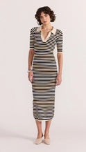 Load image into Gallery viewer, Staple The Label Lana Stripe Knit Dress Black/Cream